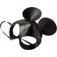 Маска Мышки DS Fetish Leather Mickey Mouse, черная - Фото №2