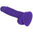 Фаллоимитатор Strap-On-Me Soft Realistic Dildo XL, фиолетовый - Фото №2