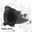 Полый страпон с вибрацией 10 Vibrating Silicone Hollow Strap-On, черный - Фото №6