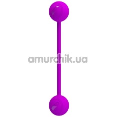 Вагінальні кульки Pretty Love Kegel Ball III, фіолетові - Фото №1
