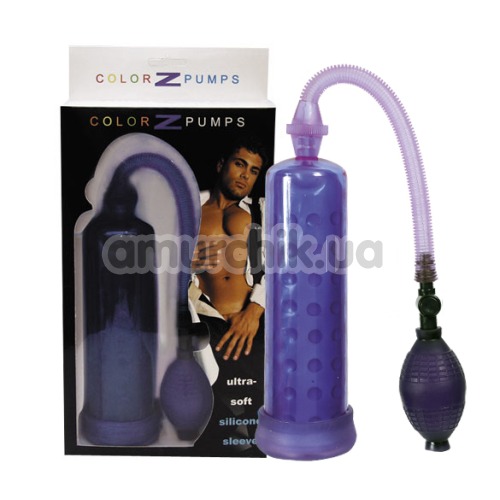 Вакуумная помпа Color Z Pump With Silicon Sleeve, фиолетовая