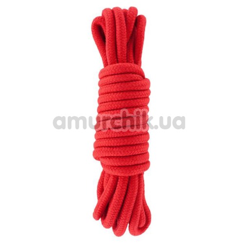 Веревка sLash Bondage Rope Red 5м, красная - Фото №1