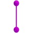 Вагінальні кульки Pretty Love Kegel Ball III, фіолетові - Фото №1