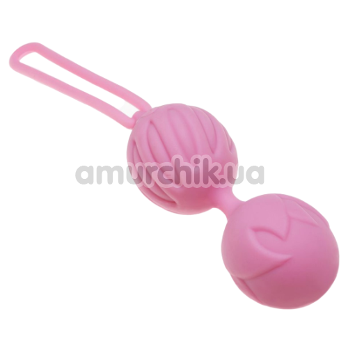 Вагинальные шарики Adrien Lastic Geisha Lastic Balls L, светло-розовые - Фото №1