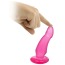 Анальна пробка Butt Plug Hungry з загнутою голівкою, рожева - Фото №7