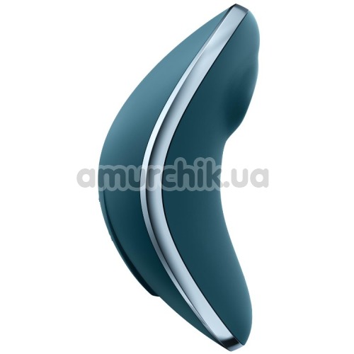 Симулятор орального сексу для жінок з вібрацією Satisfyer Vulva Lover 1, синій