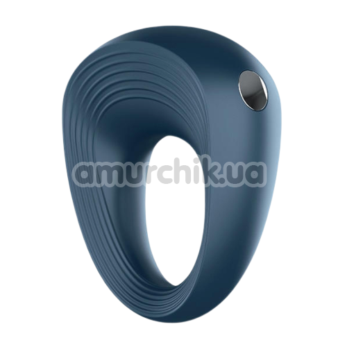 Виброкольцо Satisfyer Power Ring, синее - Фото №1