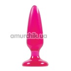 Анальная пробка Jelly Rancher Pleasure Plug Small, розовая - Фото №1