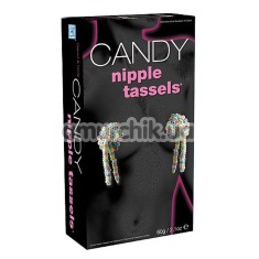 Украшения для сосков из разноцветных конфеток Candy Nipple Tassels - Фото №1