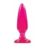 Анальная пробка Jelly Rancher Pleasure Plug Small, розовая - Фото №0