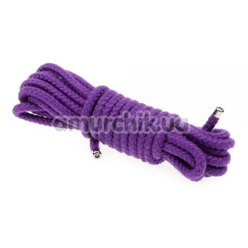 Мотузка sLash Bondage Rope Purple 3м, фіолетова