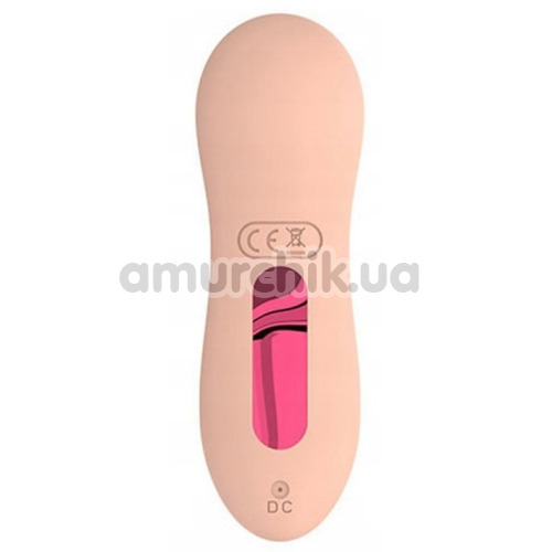 Симулятор орального сексу для жінок Electric Sucking Massager 2.0, тілесний