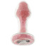 Анальна пробка Stardust Premium Glass Plug Glam, рожева - Фото №3