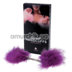 Наручники Secret Marabou Handcuffs, фиолетовые - Фото №1
