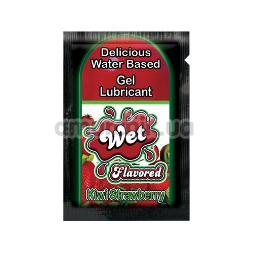 Лубрикант Wet Flavored Kiwi Strawberry 3 ml