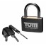 Замок с ключами Tom of Finland Metal Lock, черный - Фото №0