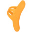 Вибратор на палец Neon Vibes The Pleasure Vibe, оранжевый - Фото №2