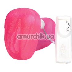 Штучна вагіна з вібрацією Jelly Pocket Pal, рожева - Фото №1
