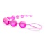 Анальная цепочка B Yours Basic Beads, розовая - Фото №1