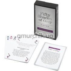 Гральні карти Fifty Shades Of Grey Play Nice Talk Dirty Inspiration Cards, 52 шт (англійською мовою) - Фото №1