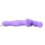 Двойной страпон с вибрацией Vibrating Penetrix Dildo, фиолетовый - Фото №5