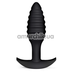 Анальная пробка Dorcel Spiral Plug, черная - Фото №1
