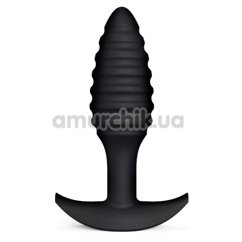 Анальная пробка Dorcel Spiral Plug, черная - Фото №1