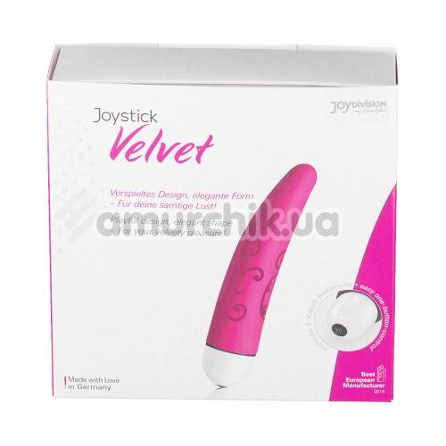 Вибратор Joystick Velvet Mini, розовый