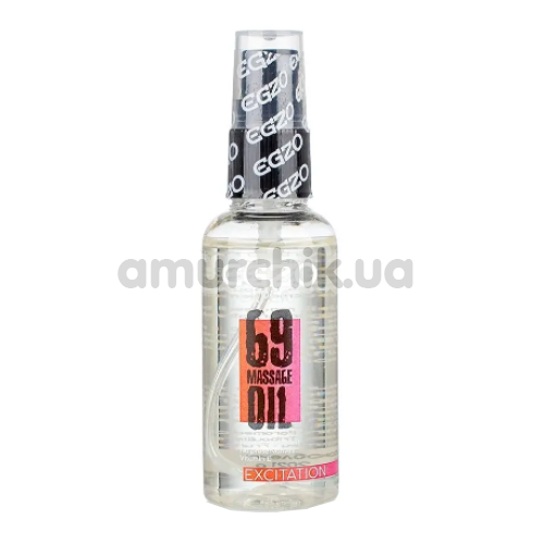 Массажное масло с возбуждающим эффектом Egzo 69 Massage Oil Excitation - древесный, 50 мл