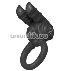 Віброкільце Taurus Vibrating Penis Ring, чорне - Фото №1