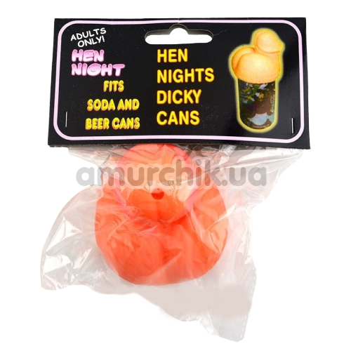 Крышка для напитков Hen Nights Dicky Cans, оранжевая