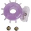 Эрекционное кольцо Silicone Power Ring Vibrator фиолетовое - Фото №2