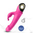 Вибратор с толчками и вращением головки Thrusting Vibrator Zing, розовый - Фото №9