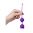 Вагинальные шарики A-Toys Pleasure Balls 764013-6, фиолетовые - Фото №3