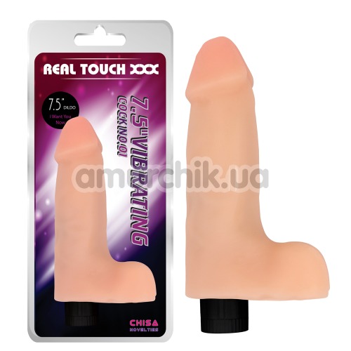 Вибратор Real Touch XXX No.01 7.5, телесный