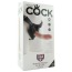 Страпон King Cock Strap-on Harness, 21.6 см тілесний - Фото №13