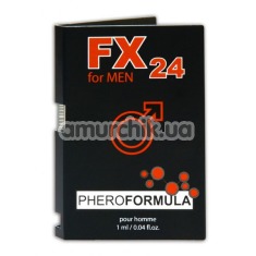 Туалетная вода с феромонами FX For Men 24 Pheroformula, 1 мл для мужчин - Фото №1