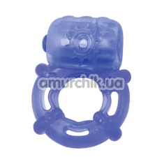 Виброкольцо Climax Juicy Rings, синее - Фото №1