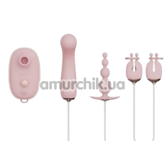 Набір секс іграшок Qingnan Quartet Set, рожевий - Фото №1