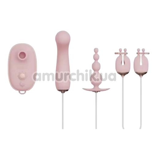 Набор секс-игрушек Qingnan Quartet Set, розовый - Фото №1