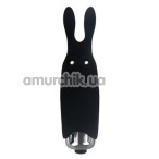 Кліторальний вібратор Adrien Lastic Pocket Vibe Rabbit, чорний - Фото №1