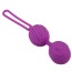 Вагинальные шарики Adrien Lastic Geisha Lastic Balls L, фиолетовые - Фото №1