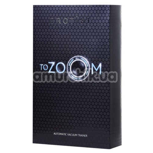 Вакуумная помпа Erotist ToZoom Automatic Vacuum Trainer, черная