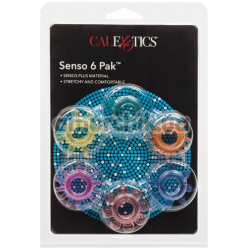 Ерекційне кільце CalExotics Senso 6 Pak, в асортименті