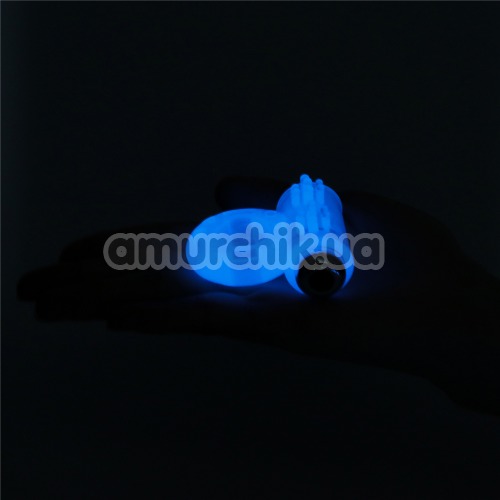 Виброкольцо для члена Lumino Play Vibrating Penis Ring LV343215, светящееся в темноте