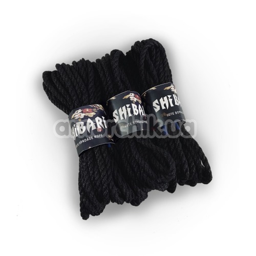 Мотузка Feral Feelings Shibari 8м, чорна