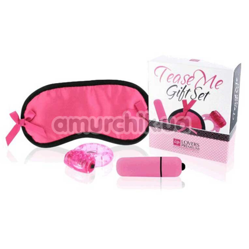 Набор секс игрушек Lovers Premium Tease Me Gift Set, розовый