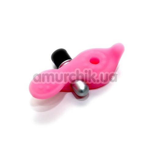 Виброкольцо Hands And Penis Free Vibrating Pleasure Ring, розовое - Фото №1
