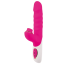 Вибратор-кролик с толчками Intimate Melody Clit Kisser Thruster, розовый - Фото №1