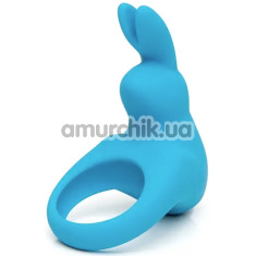 Віброкільце для члена Happy Rabbit Cock Ring, блакитне - Фото №1